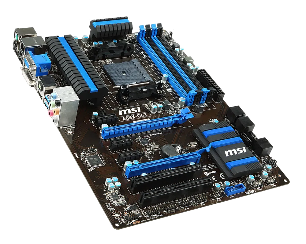 Ремонт материнских плат  MSI A88X-G43 в Москве