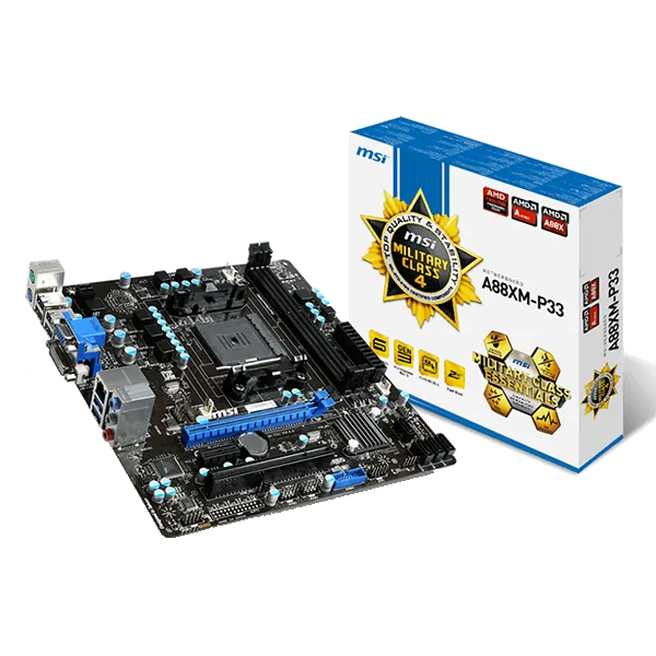 Ремонт материнских плат  MSI A88XM-P33 в Москве