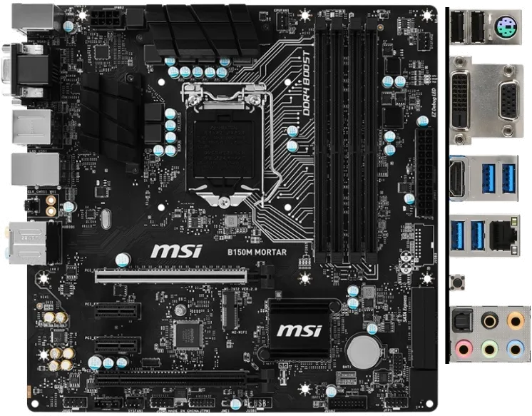 Ремонт материнских плат  MSI B150M MORTAR в Москве