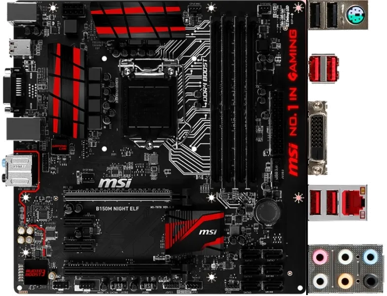 Ремонт материнских плат  MSI B150M NIGHT ELF в Москве