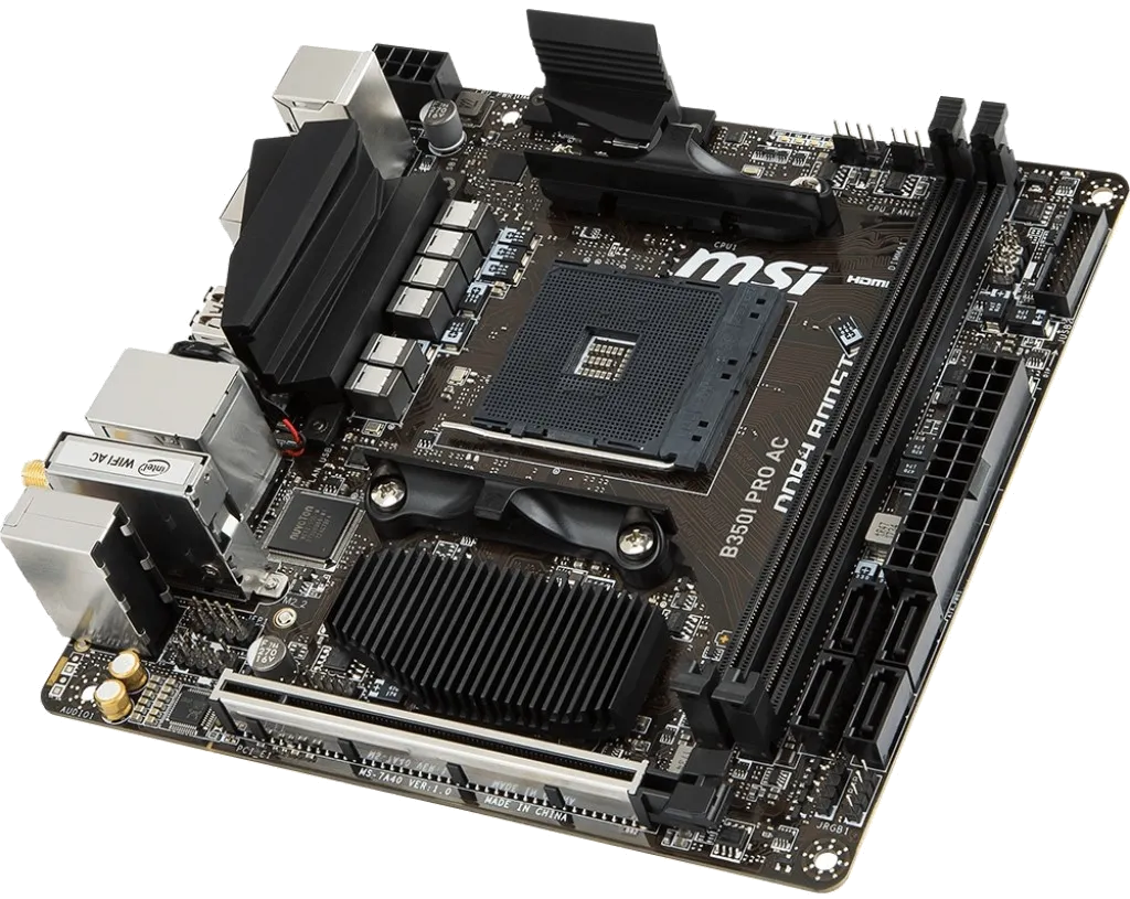 Ремонт материнских плат  MSI B350I PRO AC в Москве