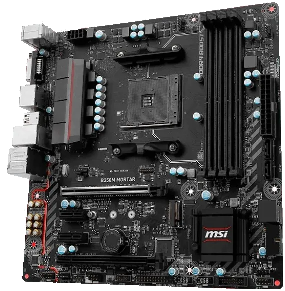 Ремонт материнских плат  MSI B350M MORTAR в Москве
