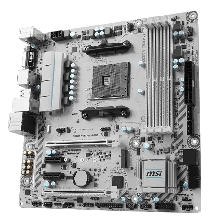 Ремонт материнских плат  MSI B350M MORTAR ARCTIC в Москве