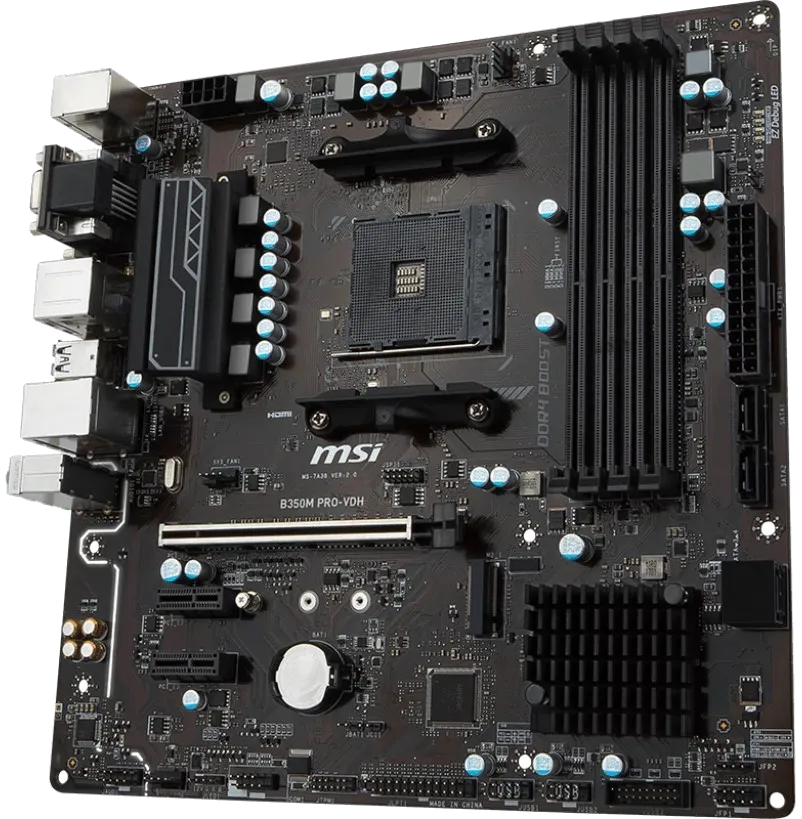 Ремонт материнских плат  MSI B350M PRO-VDH в Москве