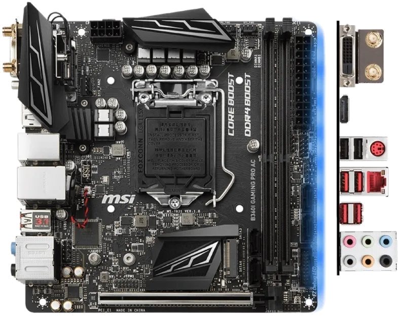 Ремонт материнских плат  MSI B360I GAMING PRO AC в Москве
