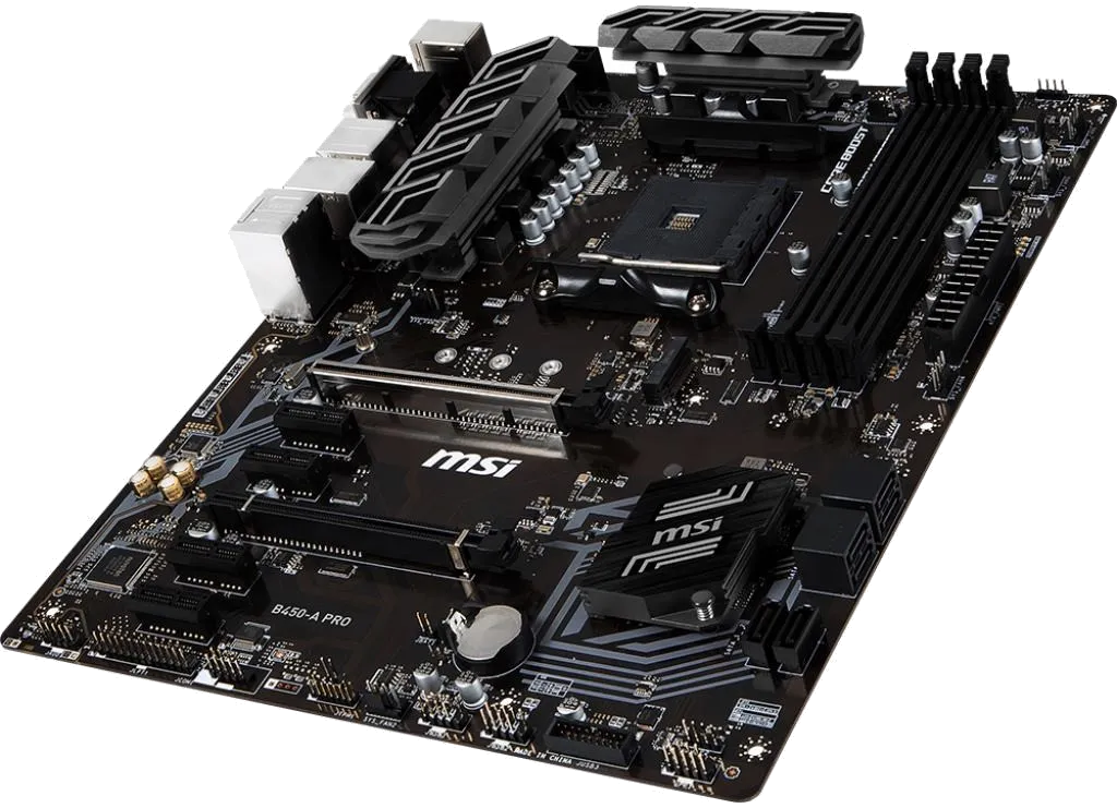Ремонт материнских плат  MSI B450-A PRO в Москве
