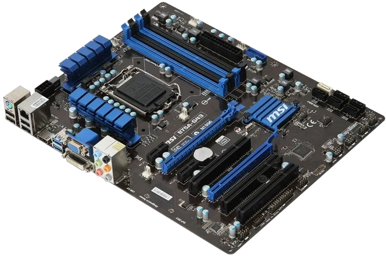 Ремонт материнских плат  MSI B75A-G43 в Москве