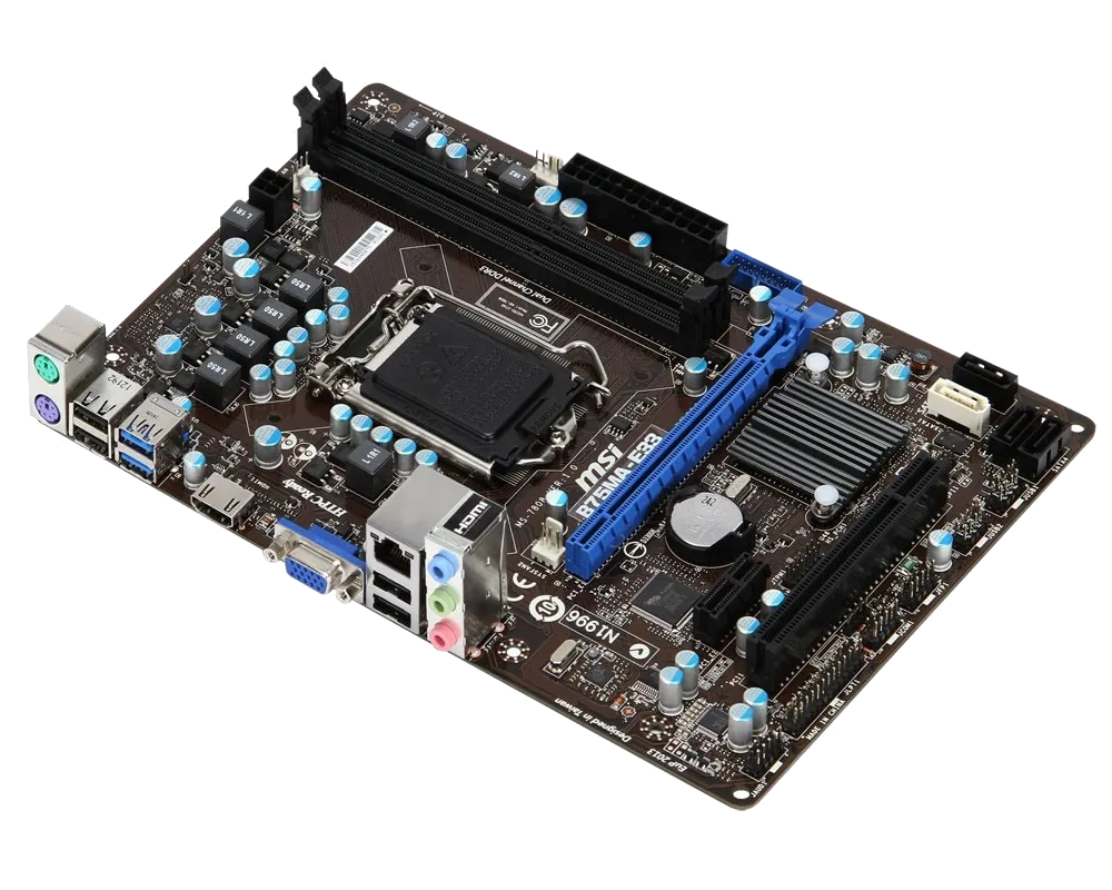 Ремонт материнских плат  MSI B75MA-E33 в Москве