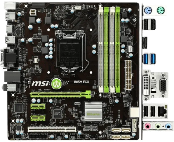 Ремонт материнских плат  MSI B85M ECO в Москве