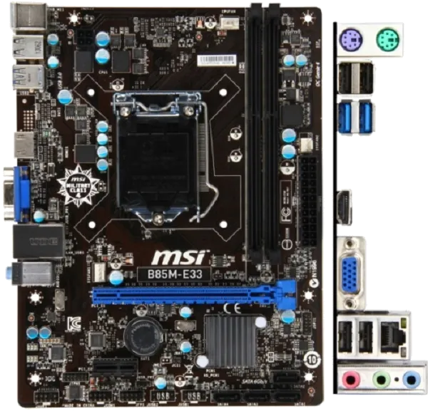 Ремонт материнских плат  MSI B85M-E33 V2 в Москве