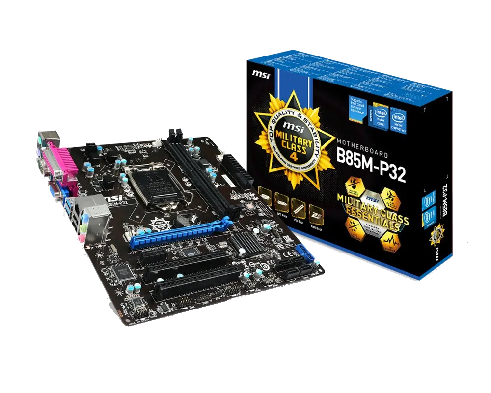 Ремонт материнских плат  MSI B85M-P32 в Москве
