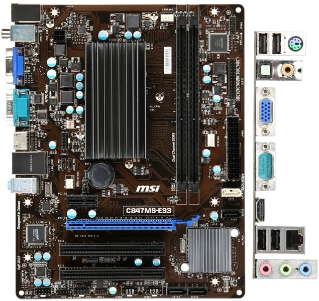 Ремонт материнских плат  MSI C847MS-E33 в Москве