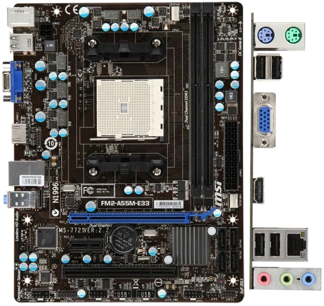 Ремонт материнских плат  MSI FM2-A55M-E33 в Москве