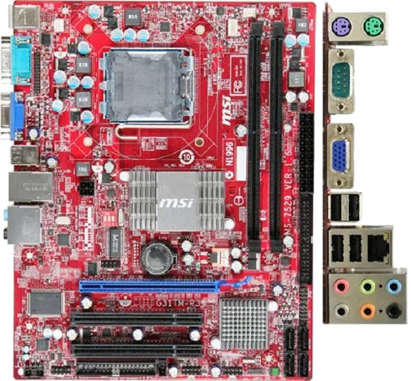 Ремонт материнских плат  MSI G31TM-P35 в Москве