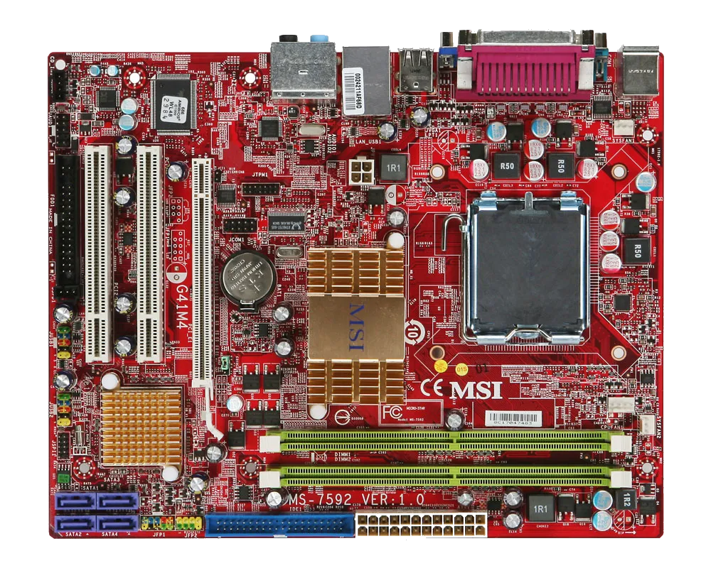 Ремонт материнских плат  MSI G41M4-F в Москве