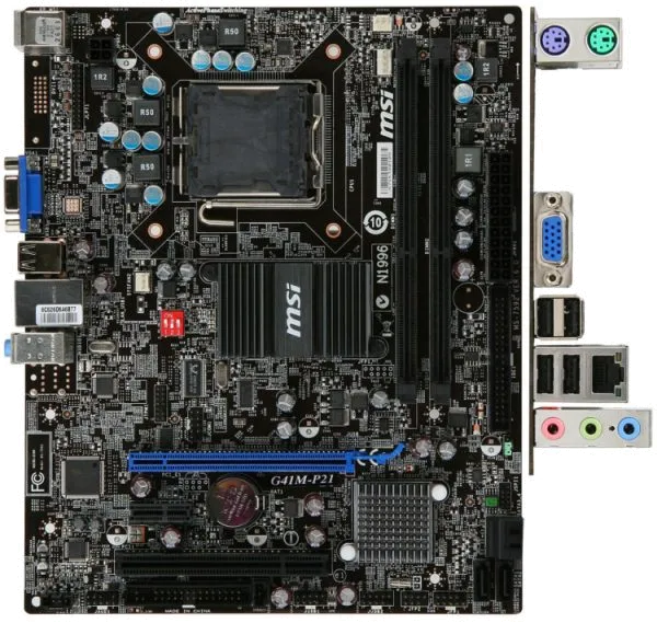 Ремонт материнских плат  MSI G41M-P21 в Москве