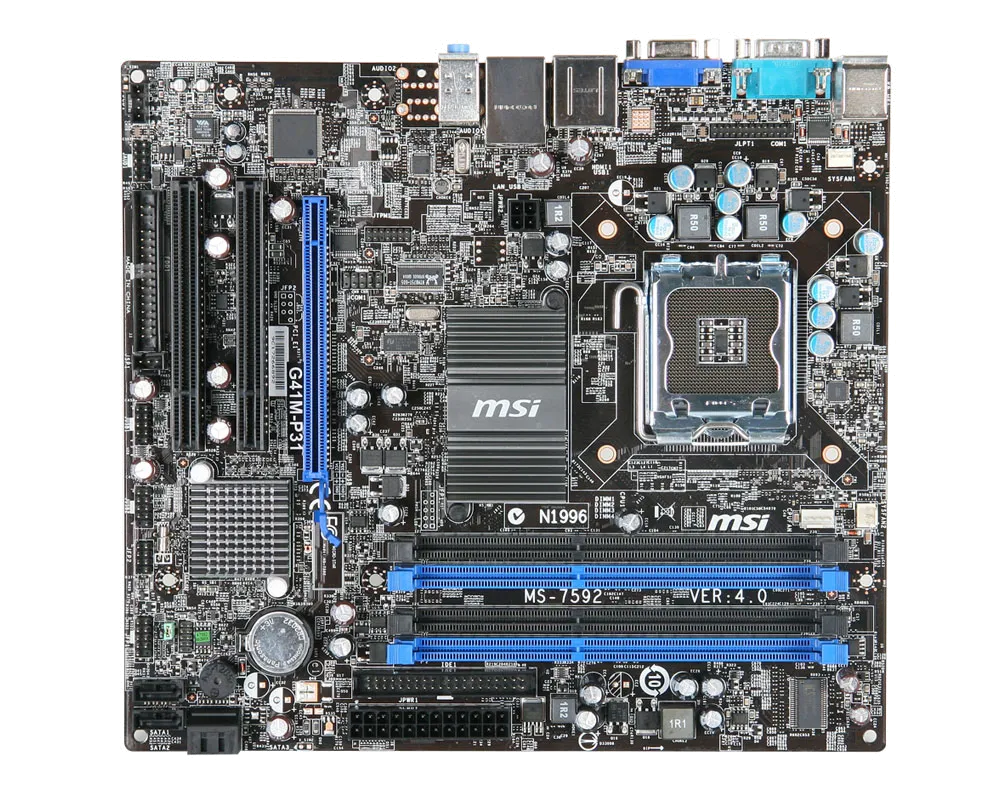 Ремонт материнских плат  MSI G41M-P31 в Москве