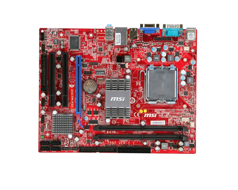 Ремонт материнских плат  MSI G41TM-P31 в Москве