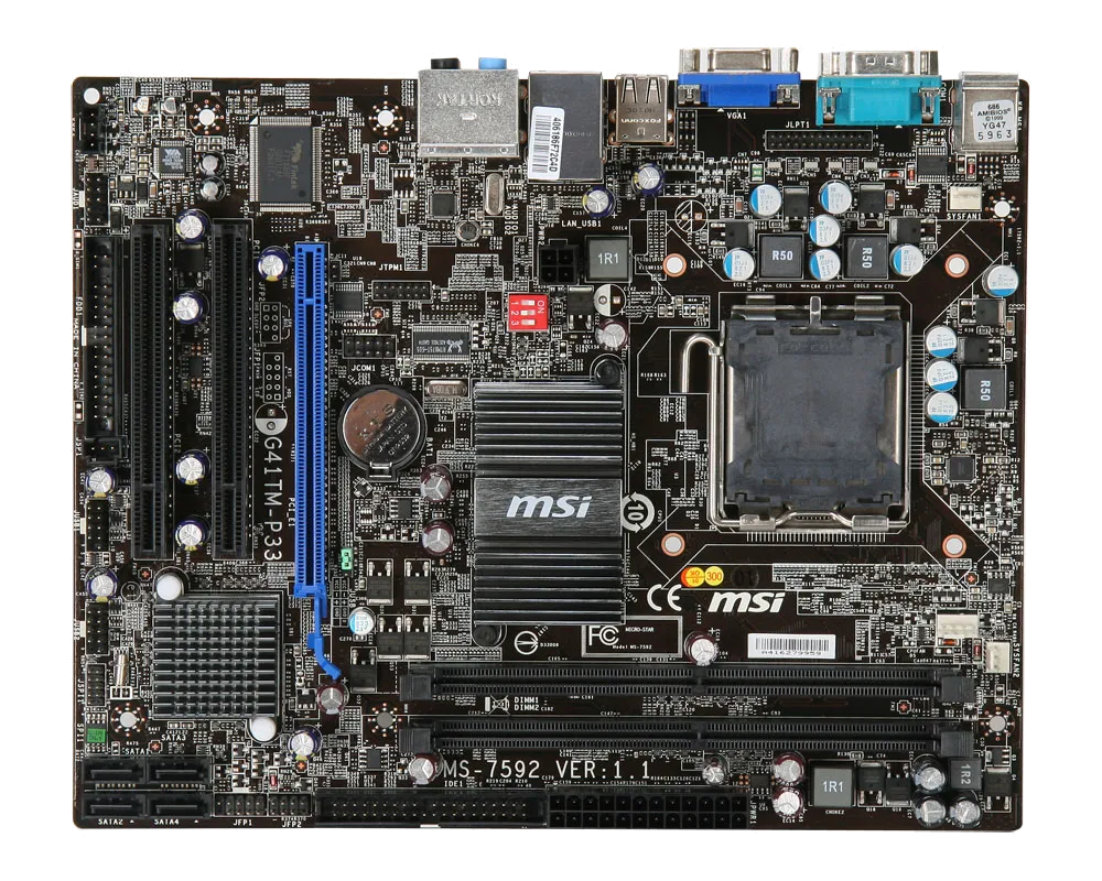 Ремонт материнских плат  MSI G41TM-P33 в Москве