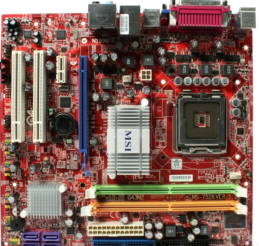 Ремонт материнских плат  MSI G43M2 в Москве