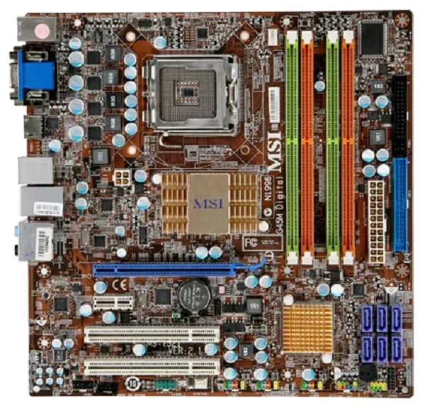 Ремонт материнских плат  MSI G45M в Москве