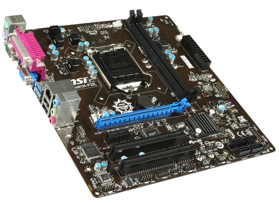Ремонт материнских плат  MSI H81M-P32L в Москве