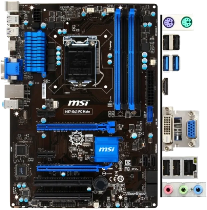 Ремонт материнских плат  MSI H87-G41 PC Mate в Москве