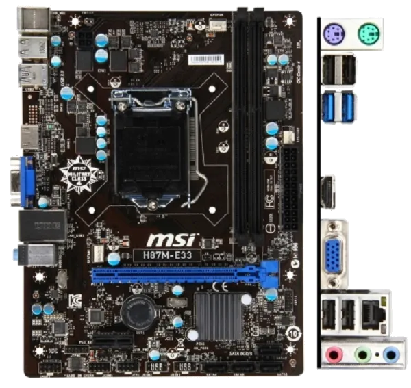 Ремонт материнских плат  MSI H87M-E33 в Москве