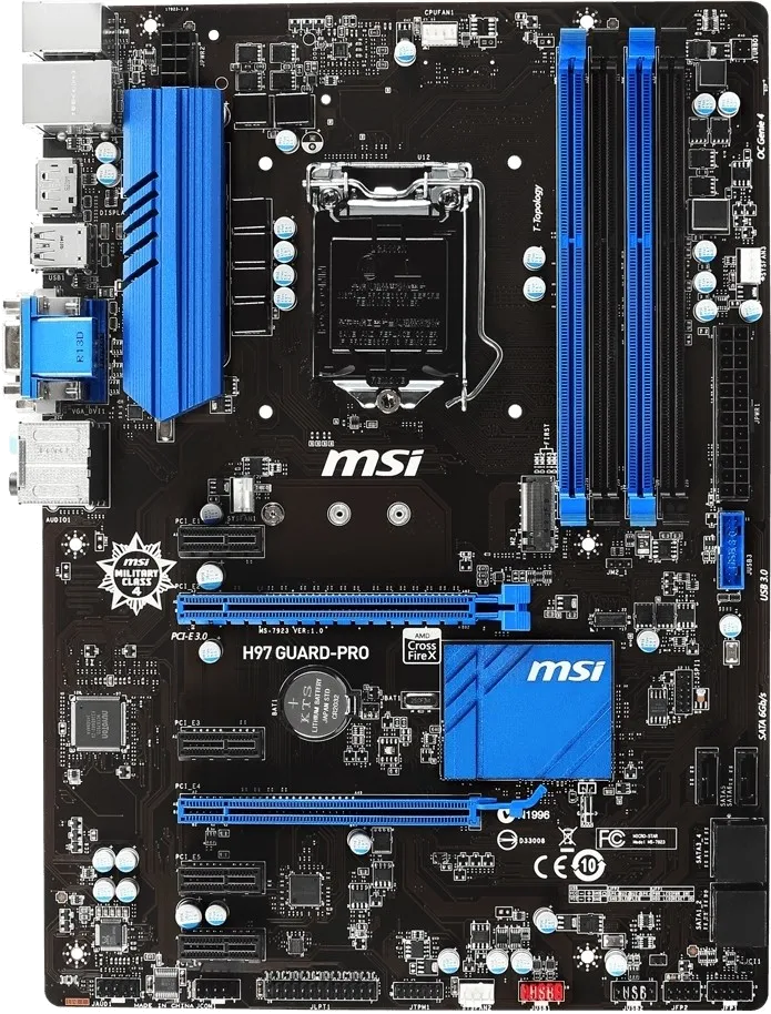 Ремонт материнских плат  MSI H97 GUARD-PRO в Москве