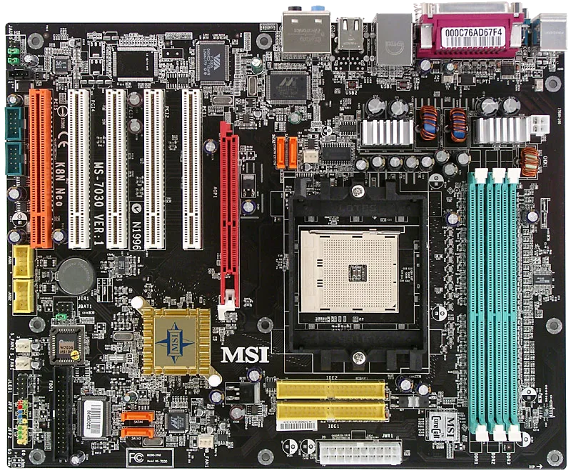 Ремонт материнских плат  MSI K8N Neo Platinum в Москве