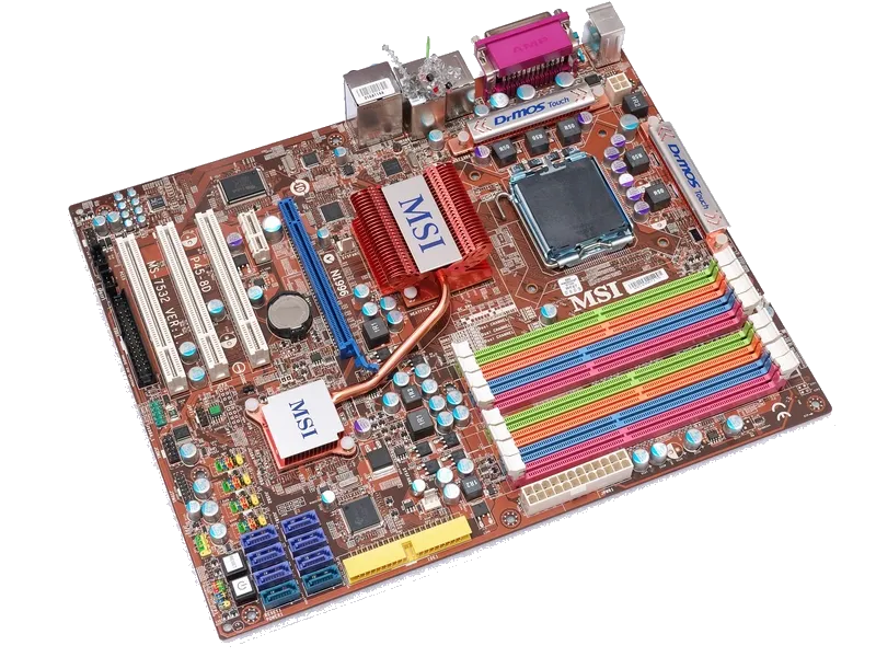 Ремонт материнских плат  MSI P45-8D в Москве