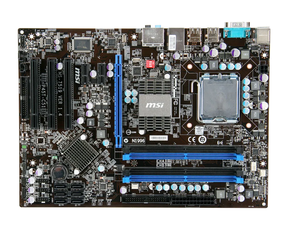 Ремонт материнских плат  MSI P45T-C51 в Москве