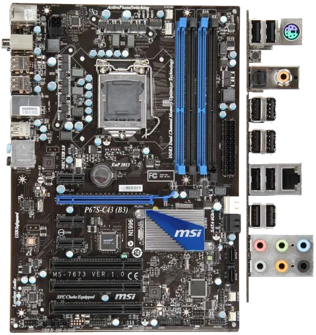 Ремонт материнских плат  MSI PH67A-C43 в Москве