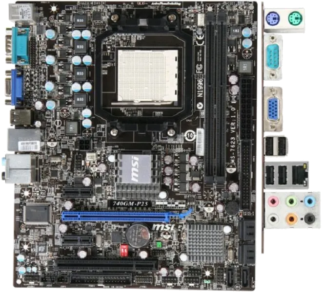 Ремонт материнских плат  MSI 740GTM-P25 v1.5 в Москве