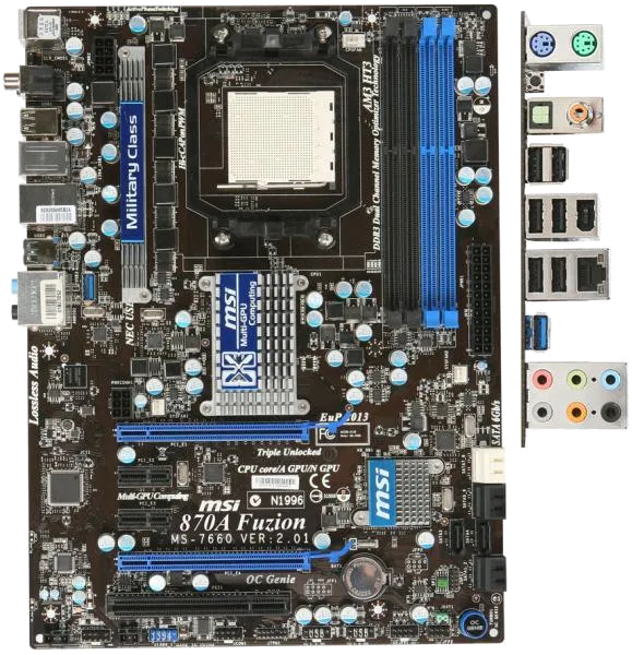 Ремонт материнских плат  MSI 870A Fuzion Power Edition в Москве