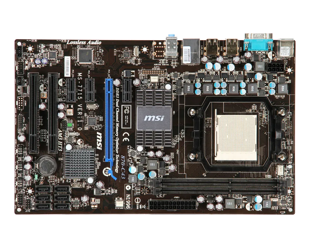 Ремонт материнских плат  MSI 870-C43 в Москве