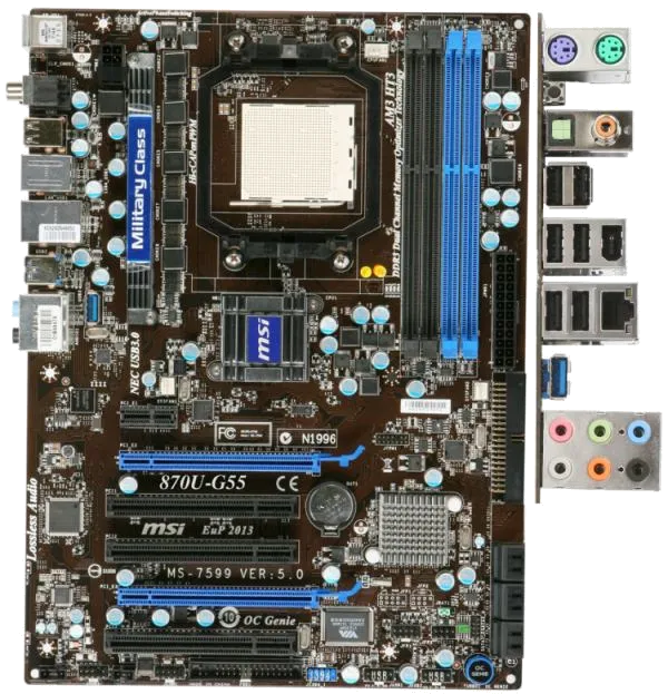 Ремонт материнских плат  MSI 870U-G55 в Москве