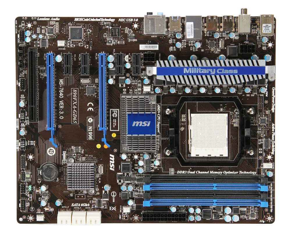 Ремонт материнских плат  MSI 890FXA-GD65 в Москве