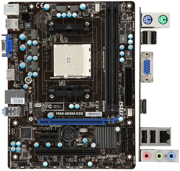 Ремонт материнских плат  MSI A55M-E33 в Москве