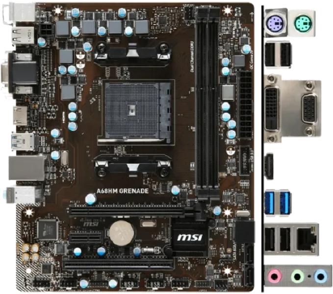 Ремонт материнских плат  MSI A68HM GRENADE в Москве