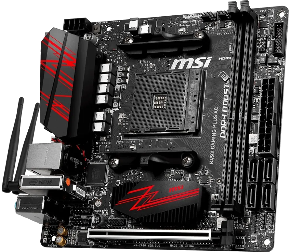 Ремонт материнских плат  MSI B450I GAMING PLUS AC в Москве