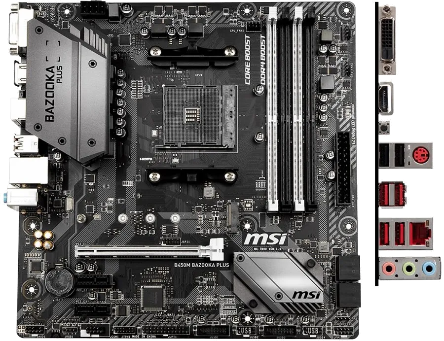 Ремонт материнских плат  MSI B450M BAZOOKA PLUS в Москве