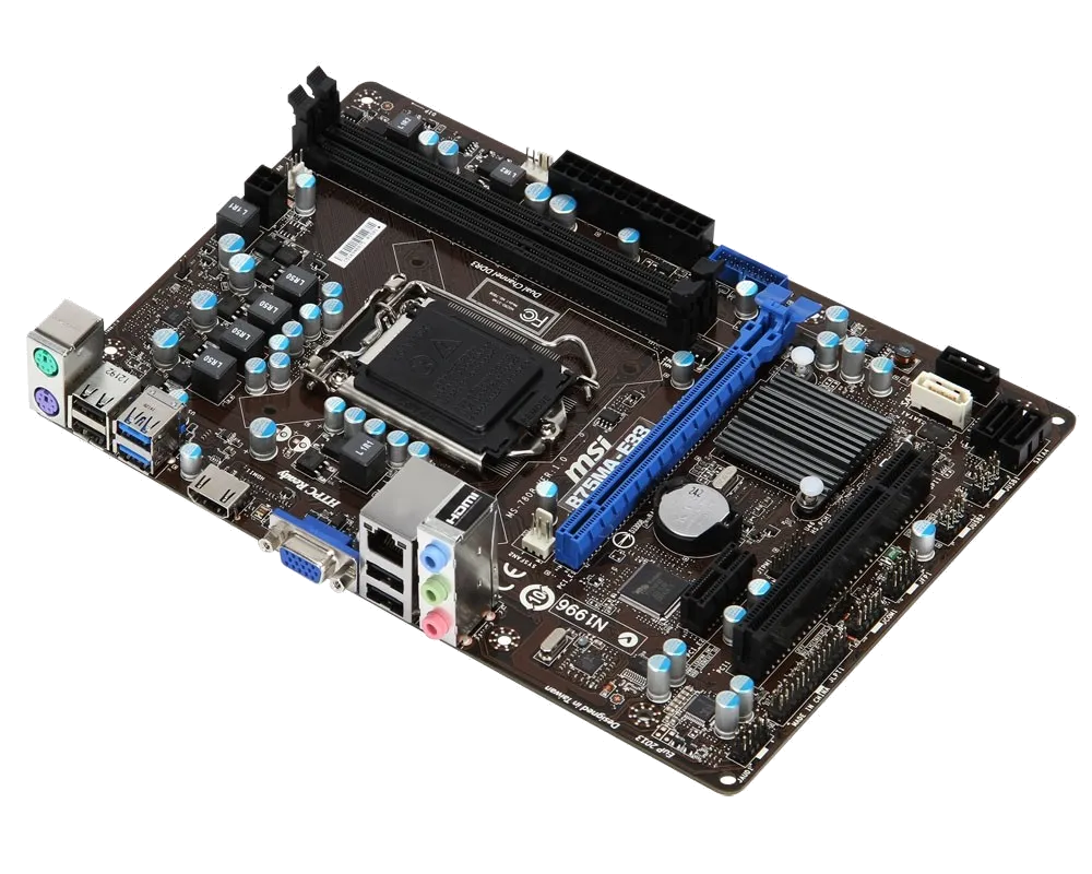 Ремонт материнских плат  MSI B75A-E33 в Москве