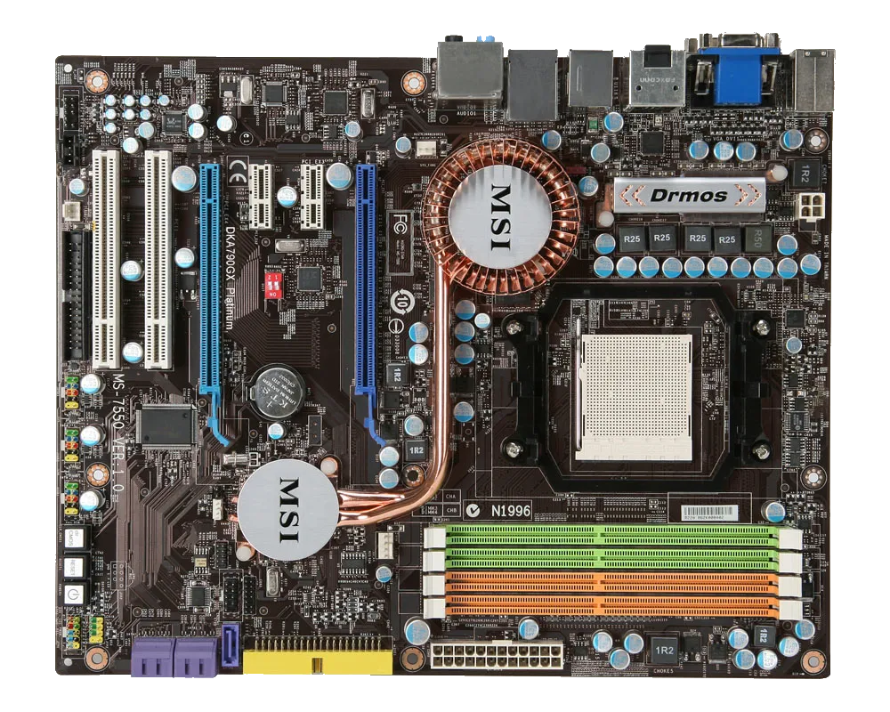 Ремонт материнских плат  MSI DKA790GX Platinum в Москве