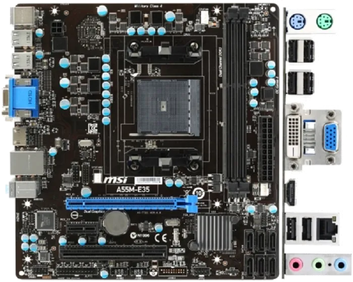 Ремонт материнских плат  MSI FM2-A55M-E35 в Москве