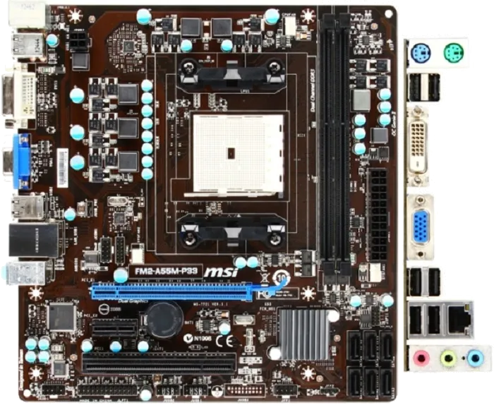 Ремонт материнских плат  MSI FM2-A55M-P33 в Москве