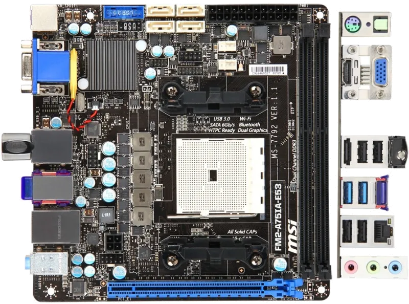 Ремонт материнских плат  MSI FM2-A75IA-E53 в Москве