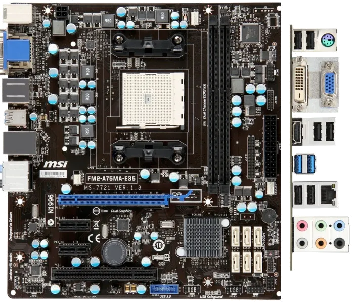 Ремонт материнских плат  MSI FM2-A75MA-E35 в Москве