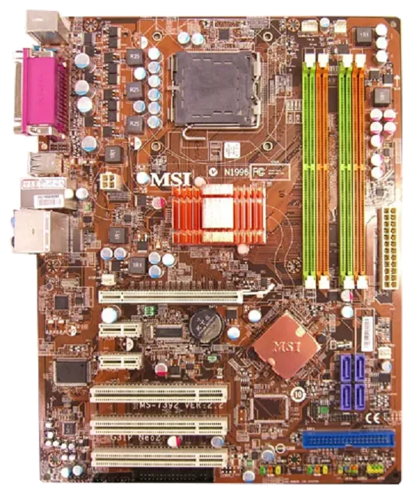 Ремонт материнских плат  MSI G31P Neo2-FP в Москве