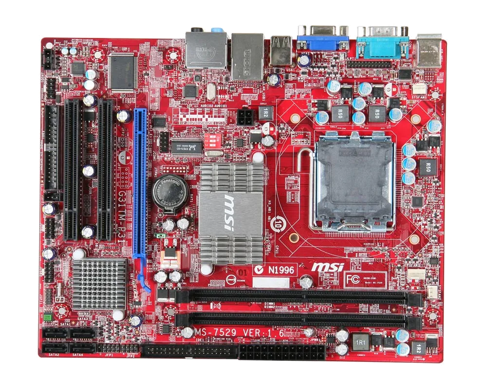 Ремонт материнских плат  MSI G31TM-P31 в Москве